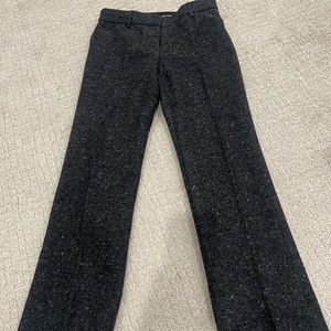 J. Crew Wool Pants with Lining in Dark Gray - Size 2